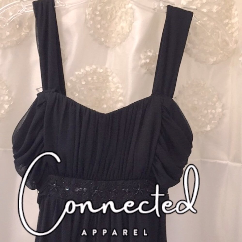 Connected Apparel Black Formal Gown